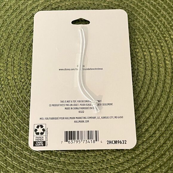 Hallmark Disney Zero Metal Nightmare Before Christmas Ornament NWT - Picture 3 of 3